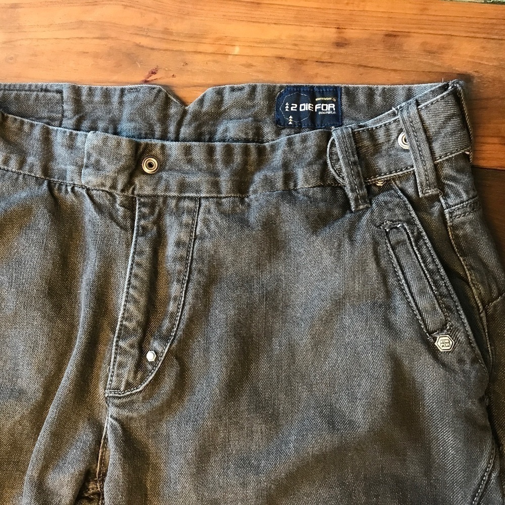 2 Die for Gray Denim Jeans Men Size